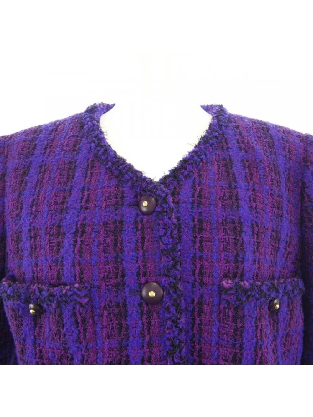 Chanel Vintage Suit Purple